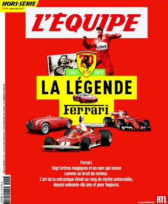 Equipe Hors serie 70 ans La legende Ferrari