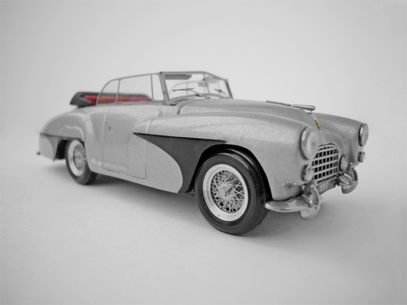 Ferrari 212 Inter cabriolet Abbott • 1952 • Réf. ABC 50 • Édition limitée 500 exemplaires • 1/43 • Résine Ferrari 212 Inter cabriolet Abbott • 1952 • Réf. ABC 50 • Édition limitée 500 exemplaires • 1/43 • Résine