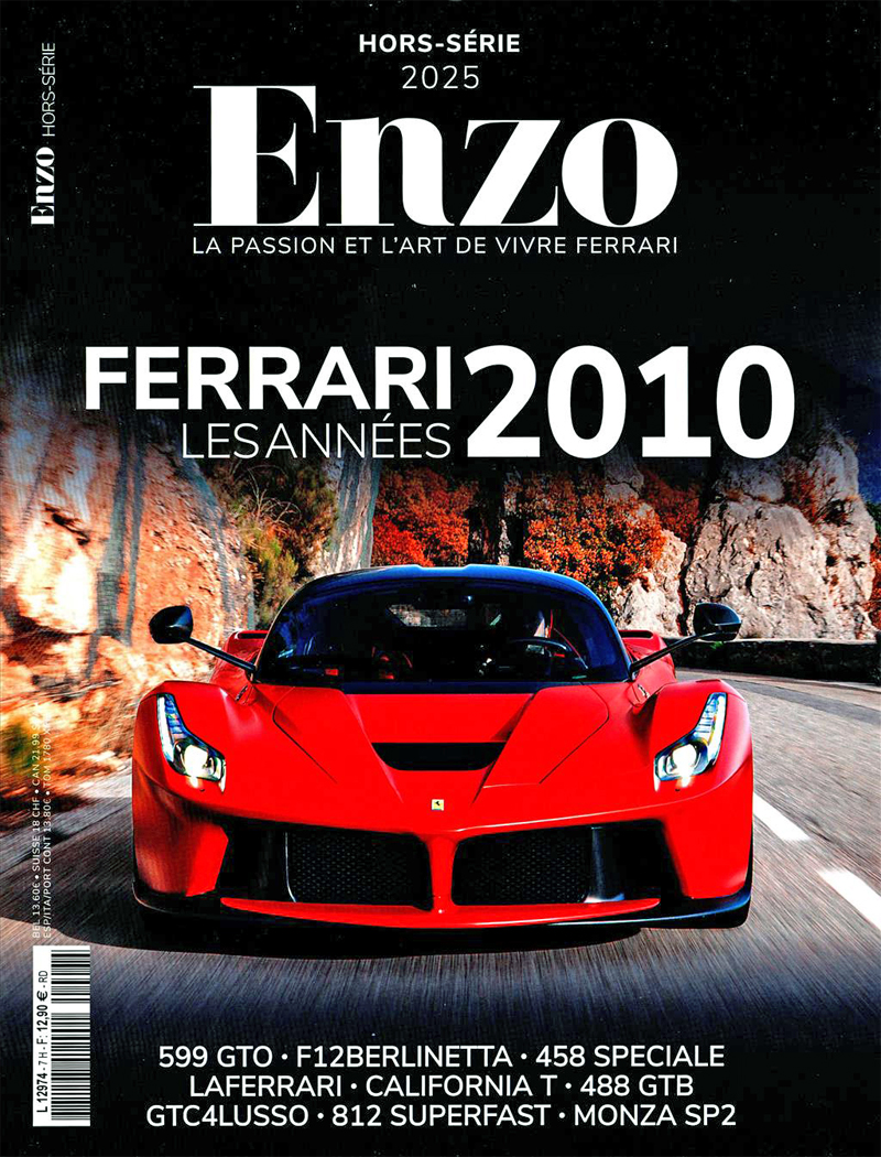 Enzo Hors-série 2025 | La passion et l'art de vivre Ferrari Revue Enzo Hors-série 2025 | La passion et l'art de vivre Ferrari